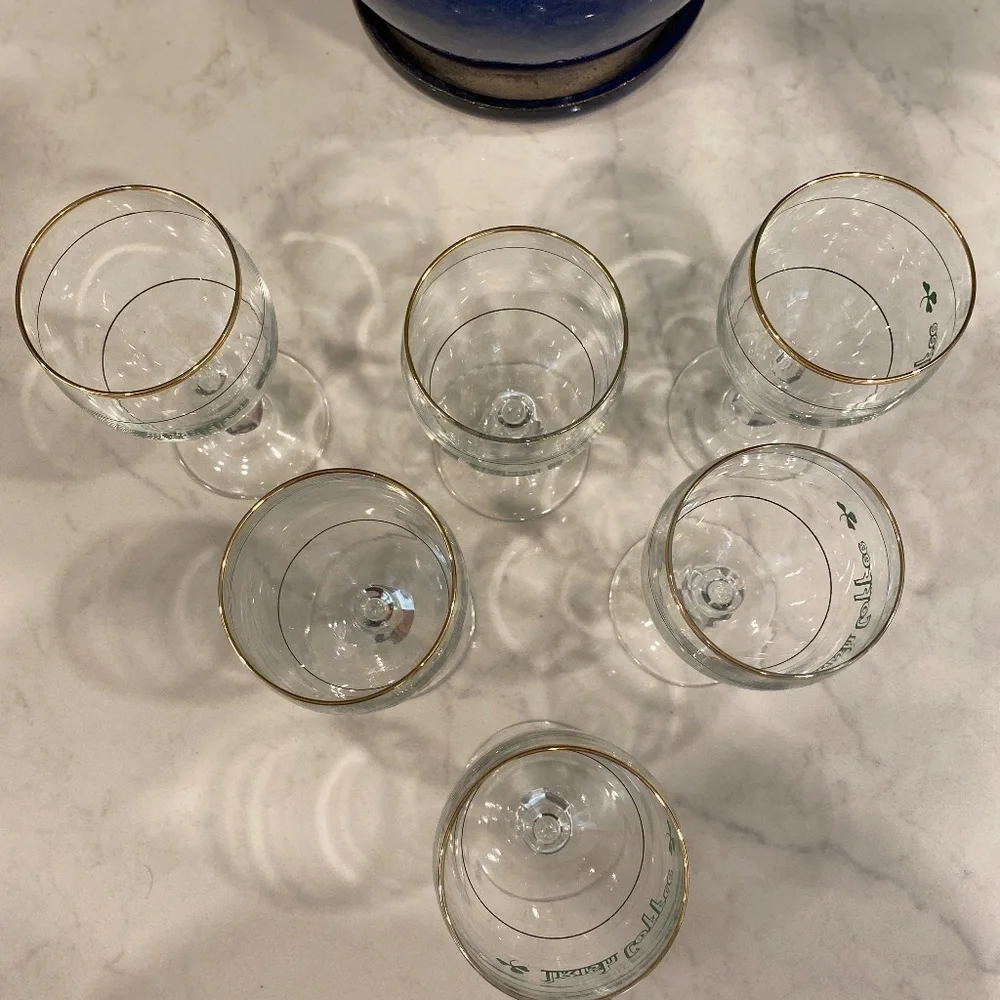 Vintage Irish Coffee Glasses EUC (set of 6)